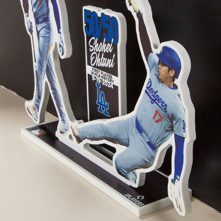 MLB公式ライセンス 大谷翔平 ドジャース フォトスタンド 50/50達成記念