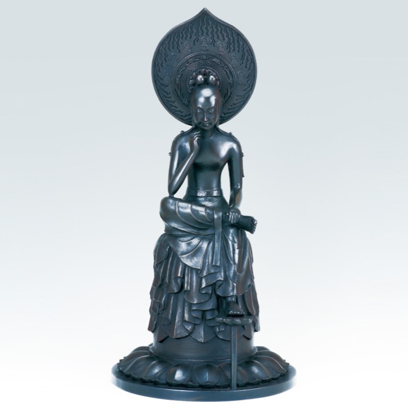 半跏思惟像』【ポイント5％還元中】 国宝「弥勒菩薩半跏像」を再現