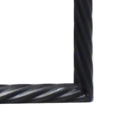 アイアンフレーム パーツ 枠 装飾 スパイラル ねじれ ※鏡は別売りです