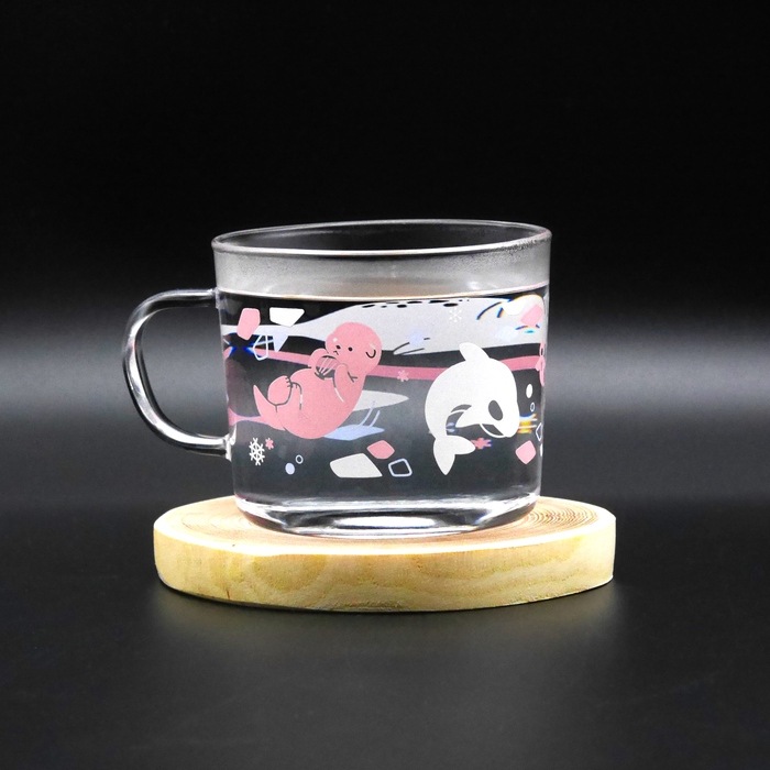 耐熱性 サーモマグカップ 北の海の仲間たち （大/小） | 北一硝子