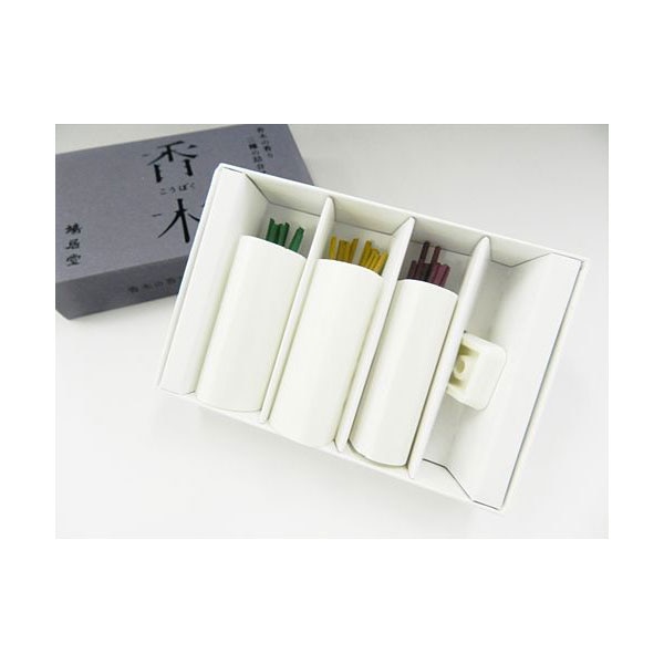 鳩居堂のお香 香木の香り3種セット（伽羅・沈香・白檀アソート/香