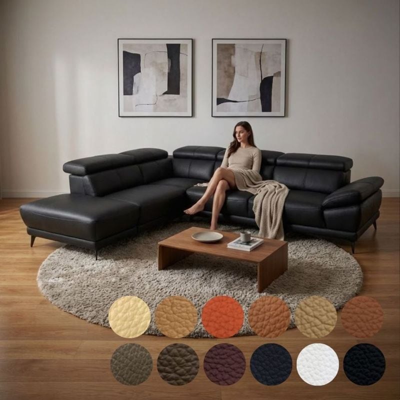 ○カウチソファ,ヴィトー ◇幅287cm◇ | 本革高級ソファ専門店なら