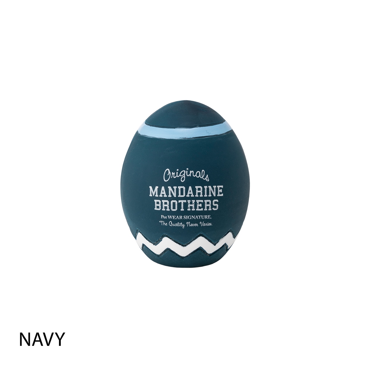 LATEX ZIGZAG EGG TOY | TOY | 犬服 MANDARINE BROTHERS マンダリン