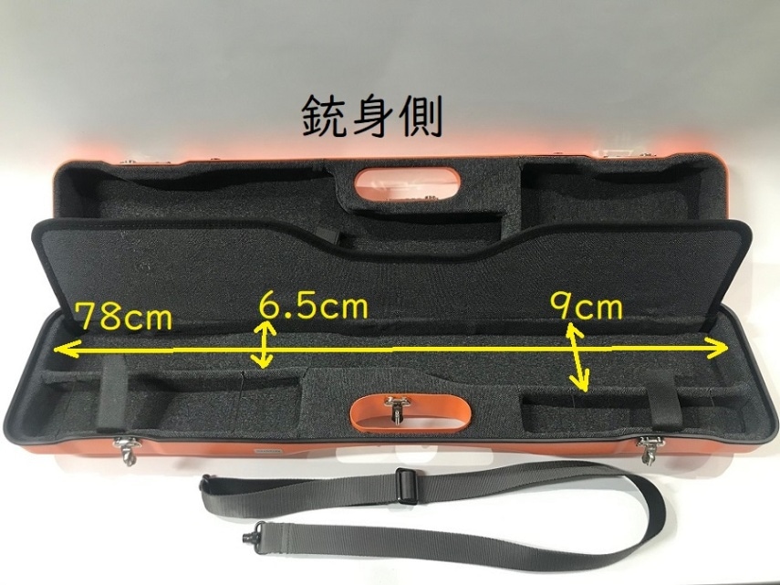Perazzi ペラッツィ コンパクトガンケース メタルブラック | バック