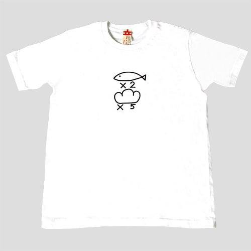 聖☆おにいさん ブッダ特製Tシャツ「魚×2 パン×5」【販売終了