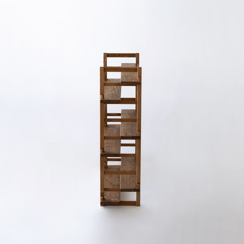 Kigumiシェルフ 3段（ナチュラル・ブラウン）｜オークヴィレッジ