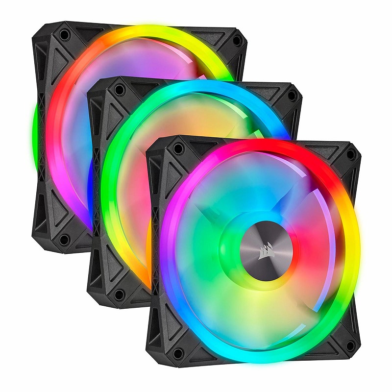 CORSAIR QL120 RGB 120mm PWM トリプルファンキット | PCパーツ,ファン
