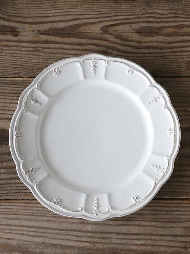 ELIOS BAROCCOディナープレート28cm ホワイト