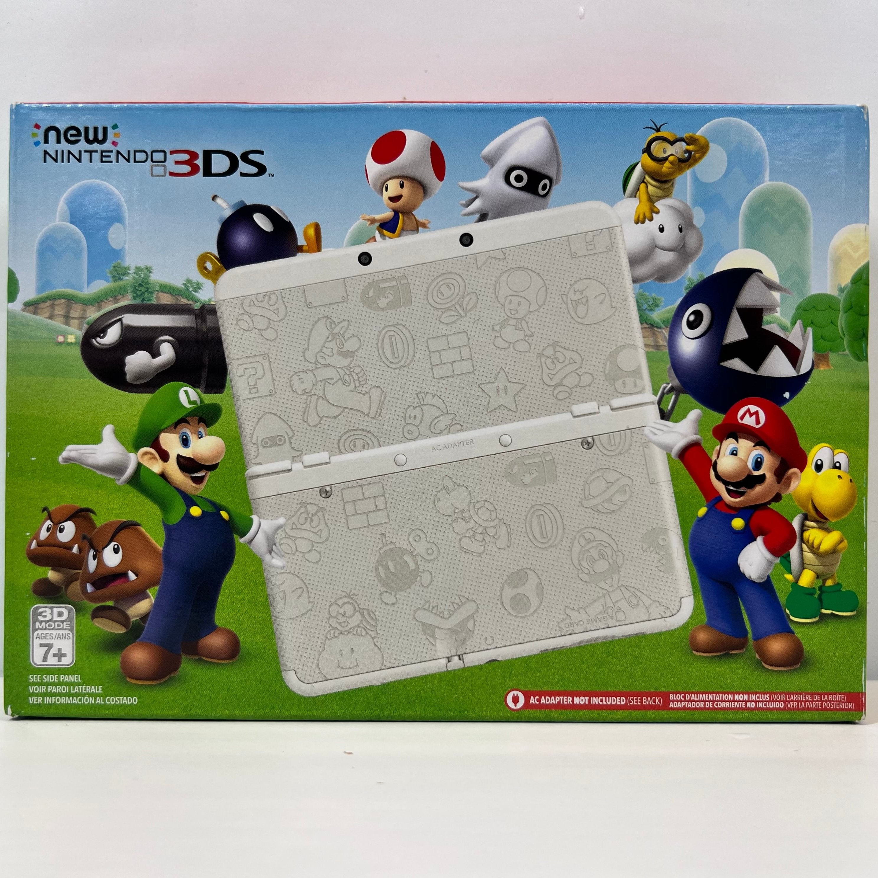 New Nintendo 3DS Handheld Game Console Super Mario White Limited