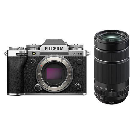 FUJIFILM X-T5 / XF70-300mmF4-5.6 R LM OIS WRレンズキット シルバー
