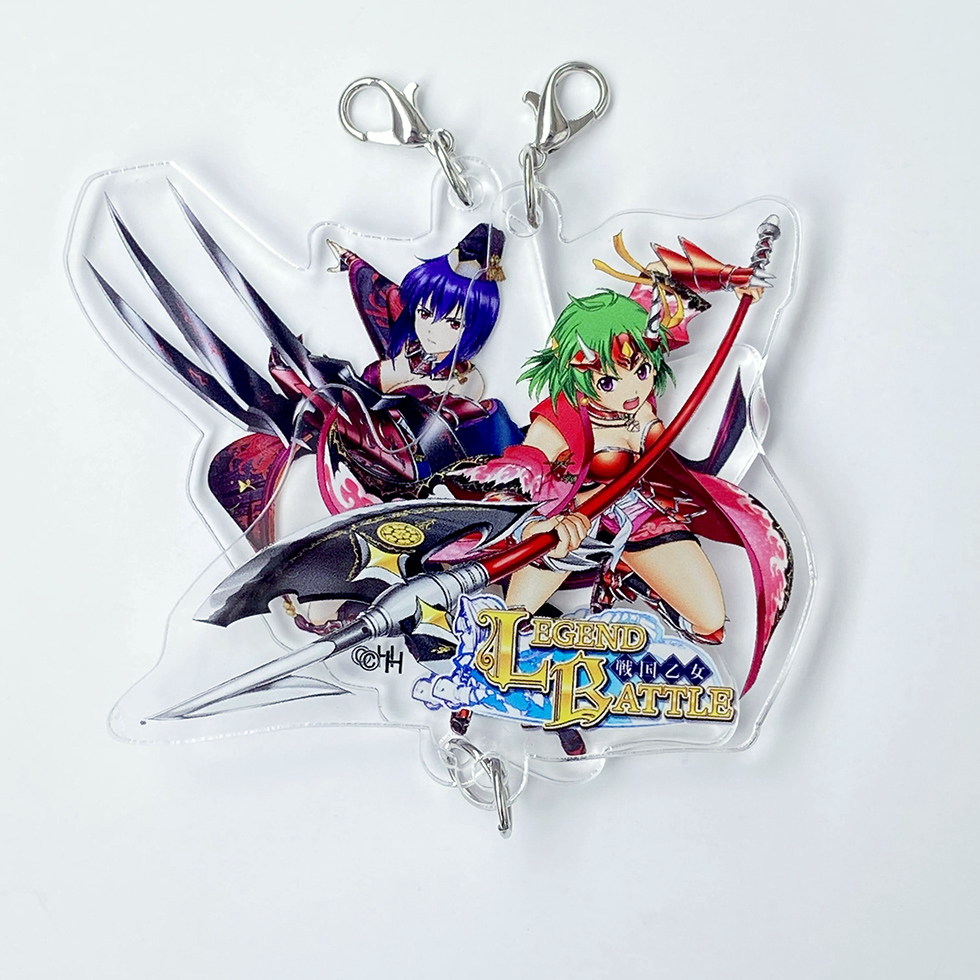 P戦国乙女 LEGENDBATTLE 図柄アクリルチャーム【モトチカ】 | キュイン
