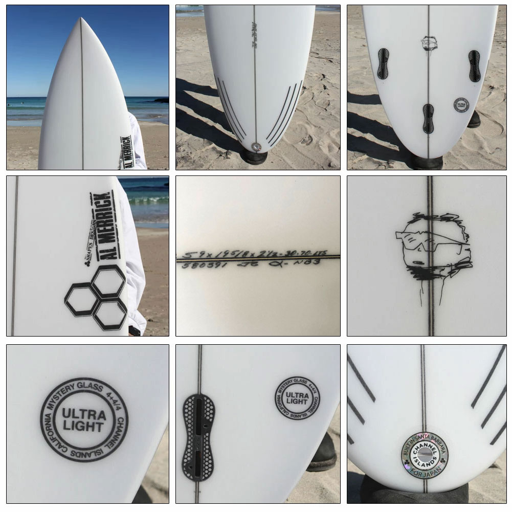 ショートボード アルメリック サーフボード ネックベアード スリー 5'9