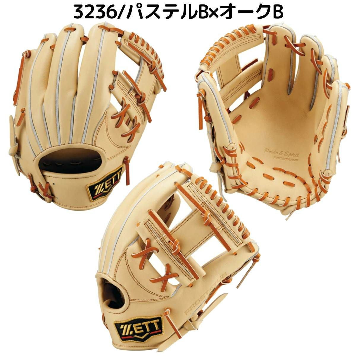 ゼット ZETT 専用グラブ袋付き PROSTATUS 硬式用グラブ 内野手用 今宮