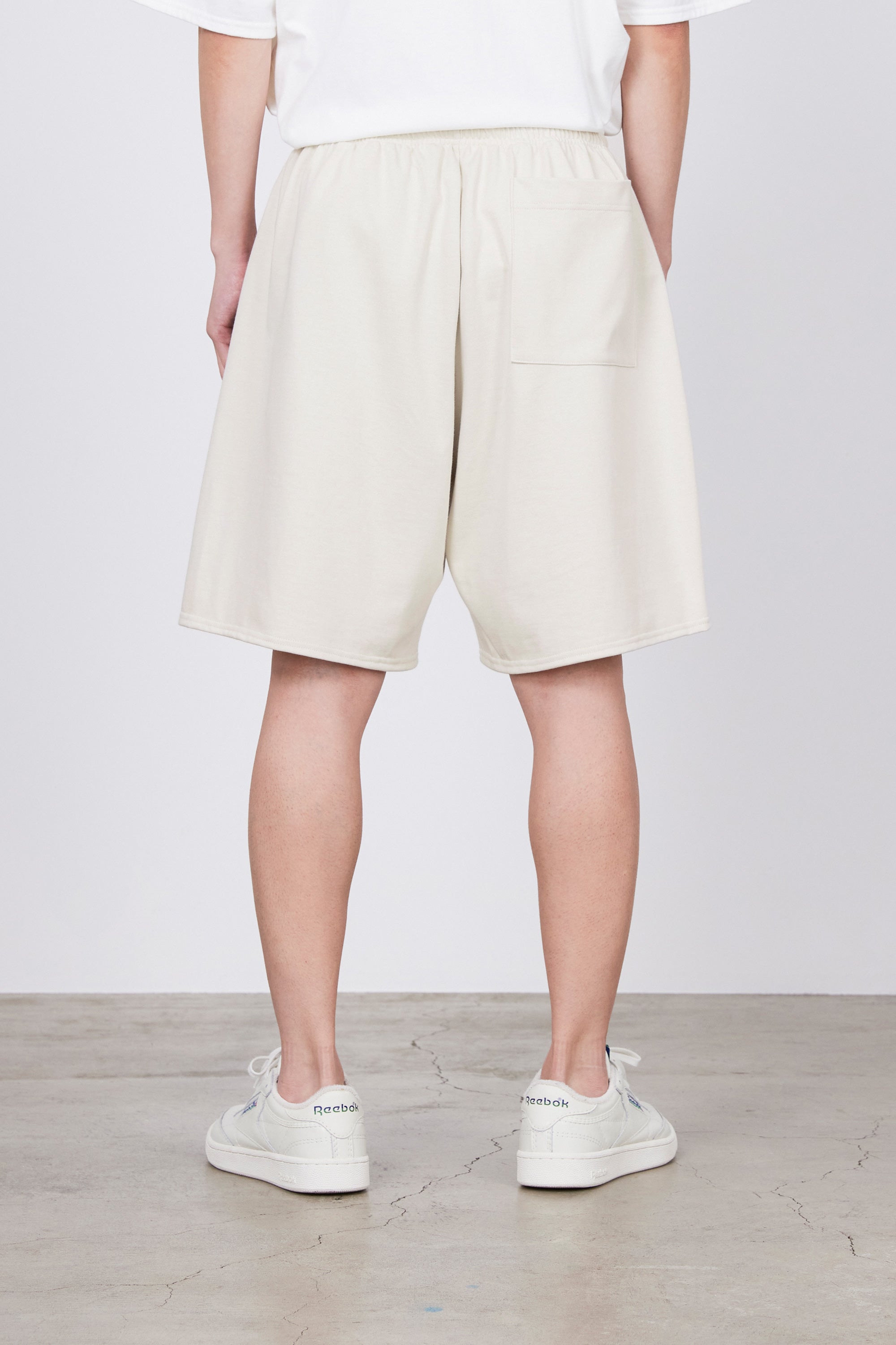 リサイクルスビンオーガニックコットン度詰め天竺 / イージーショーツ