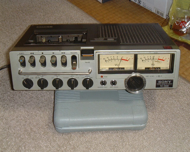 SONY TC-2500を発掘する。: 零不離敢人のぶらぶらお宝発見記録（…か？）