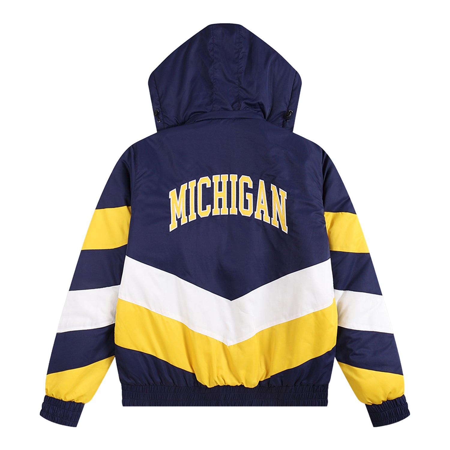 Michigan Wolverines Retro Full-Zip Striped Jacket – The M Den Shop