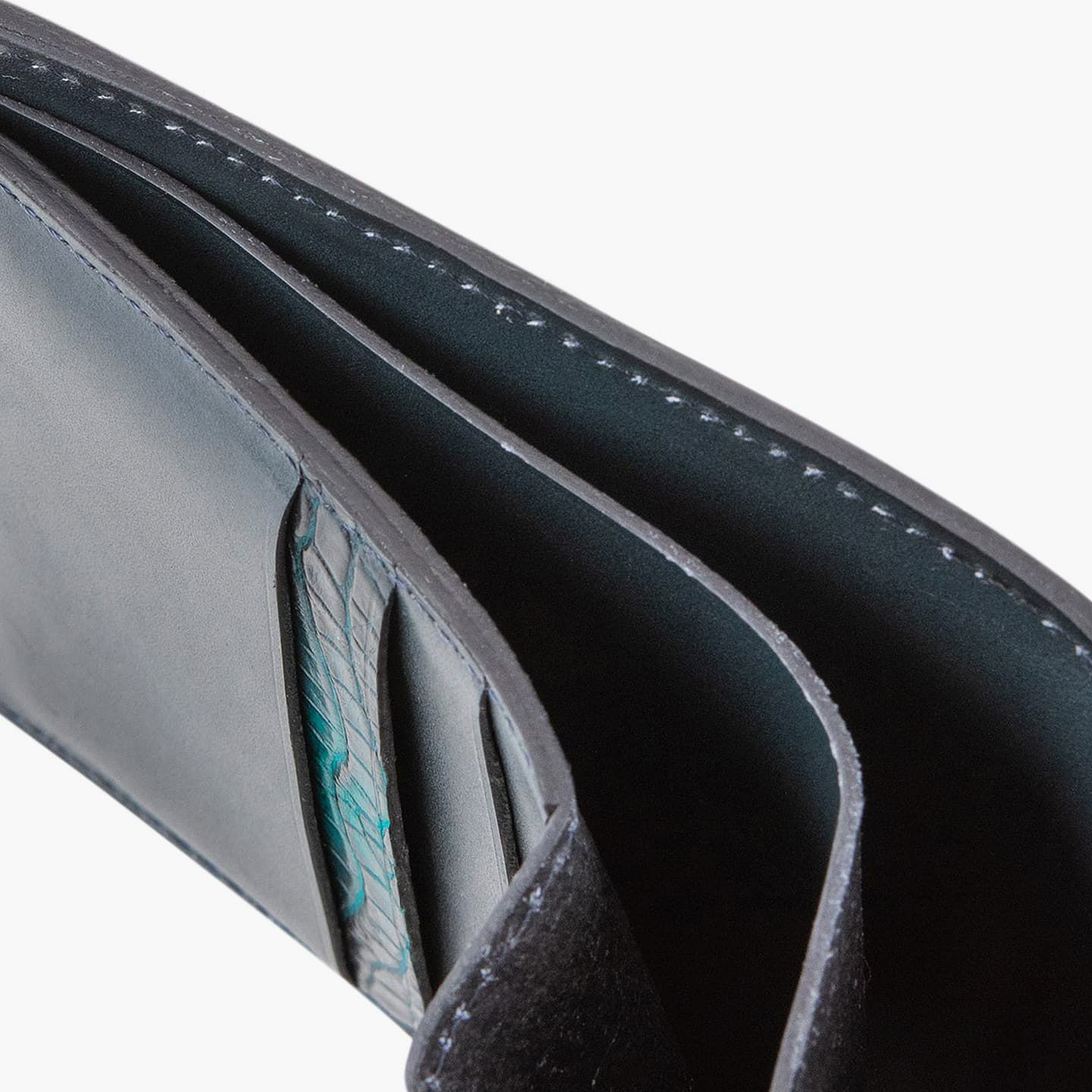 ナイルクロコダイル 手染めハーフウォレット | 大人のバッグ・財布