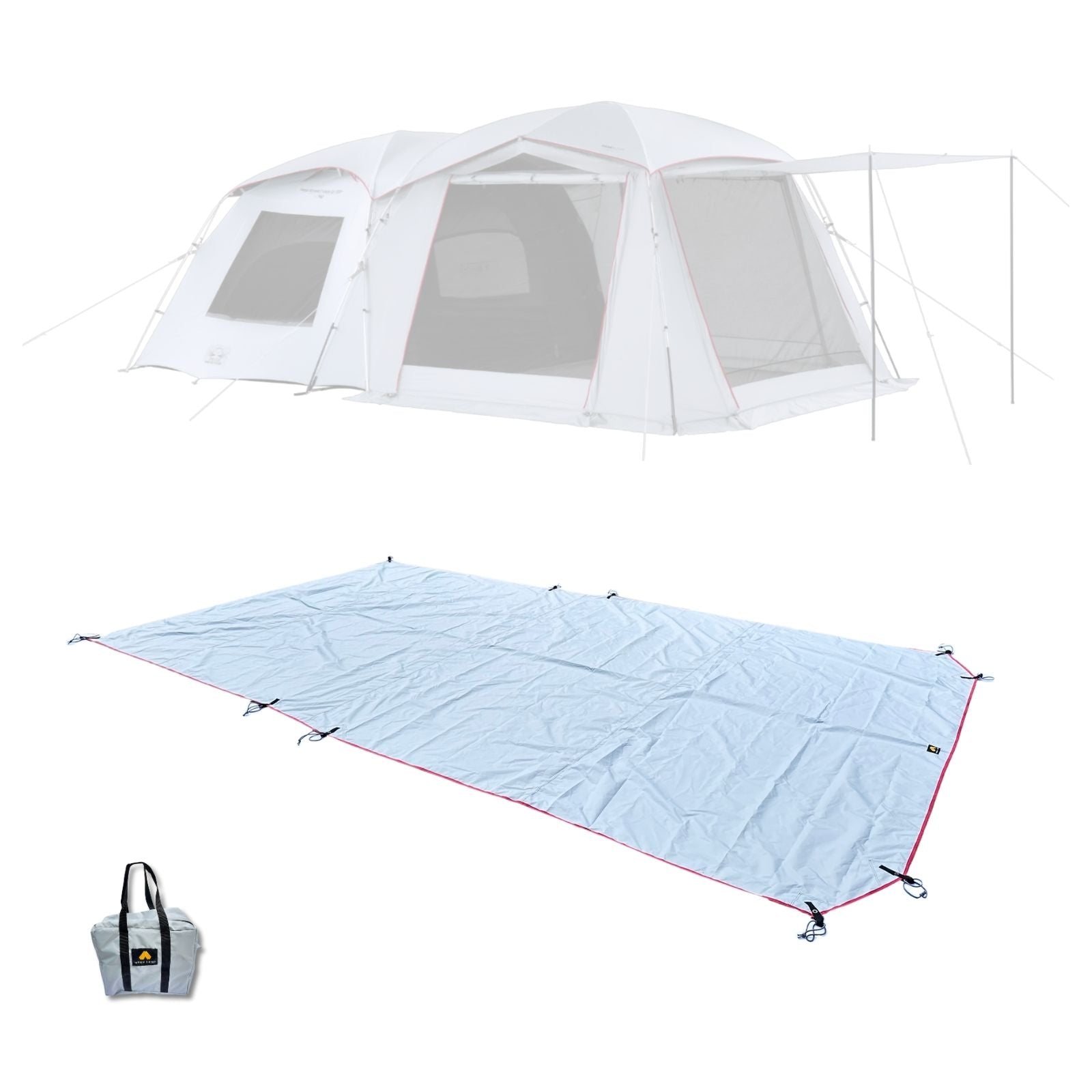 タフスクリーン2ルームエアー MDX グランドシート – MECH CAMP