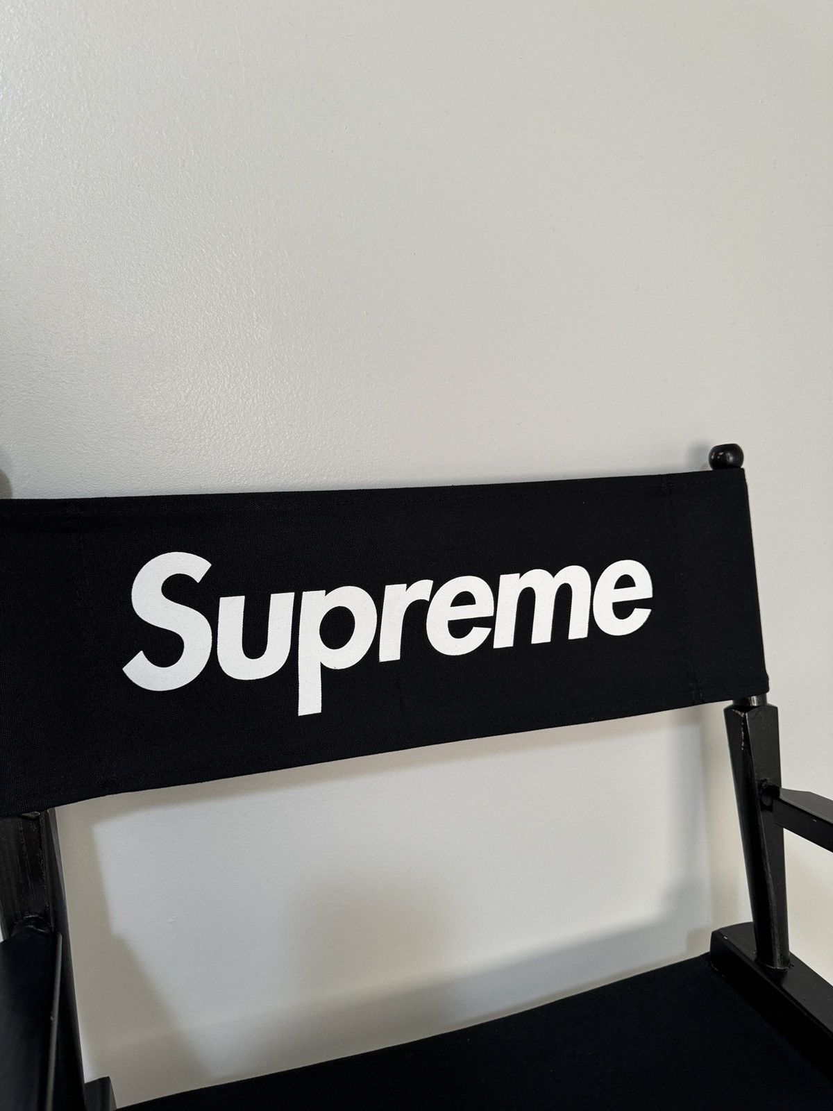 Supreme Supreme Director's Chair Black SS19 | Grailed