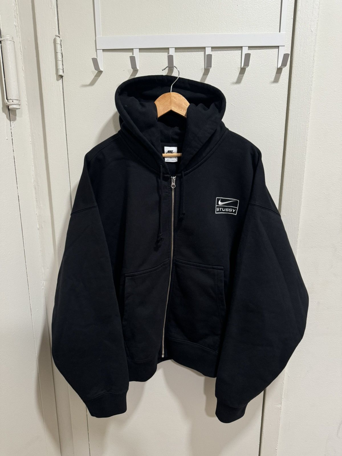 Stussy x Nike Fleece Zip Hoodie Nike x Stussy Fleece Hoodie (Black