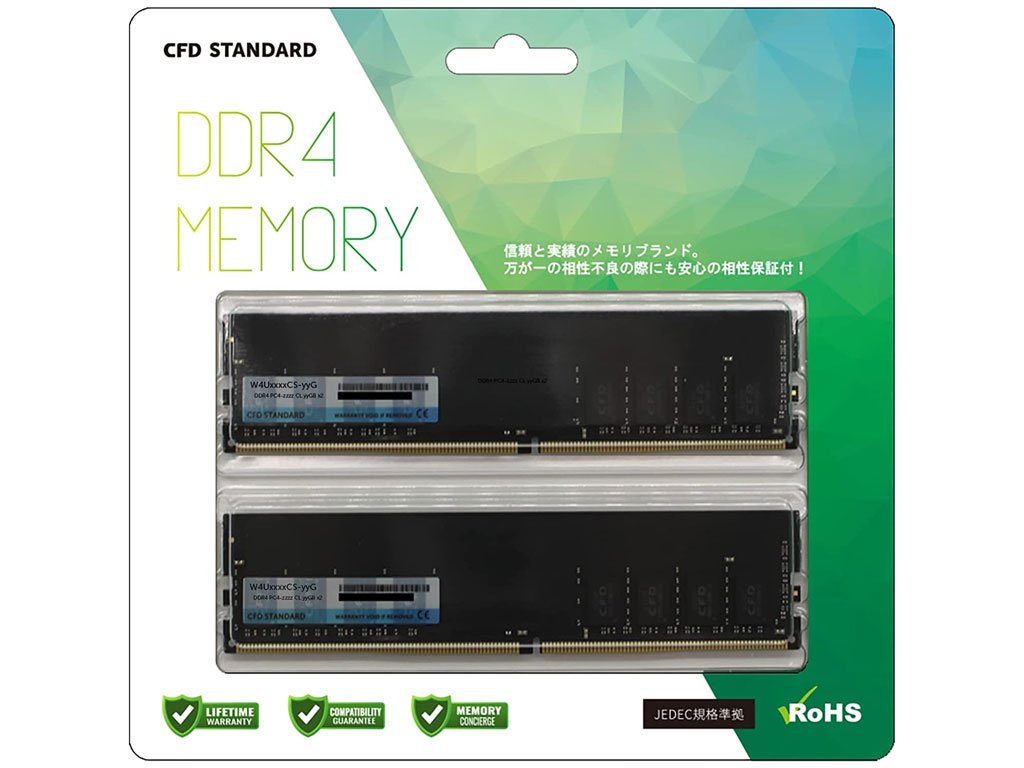 Crucial CT2K16G4DFRA32A 288pin DDR4-3200 CL22 32GB(16GBx2枚組)KIT