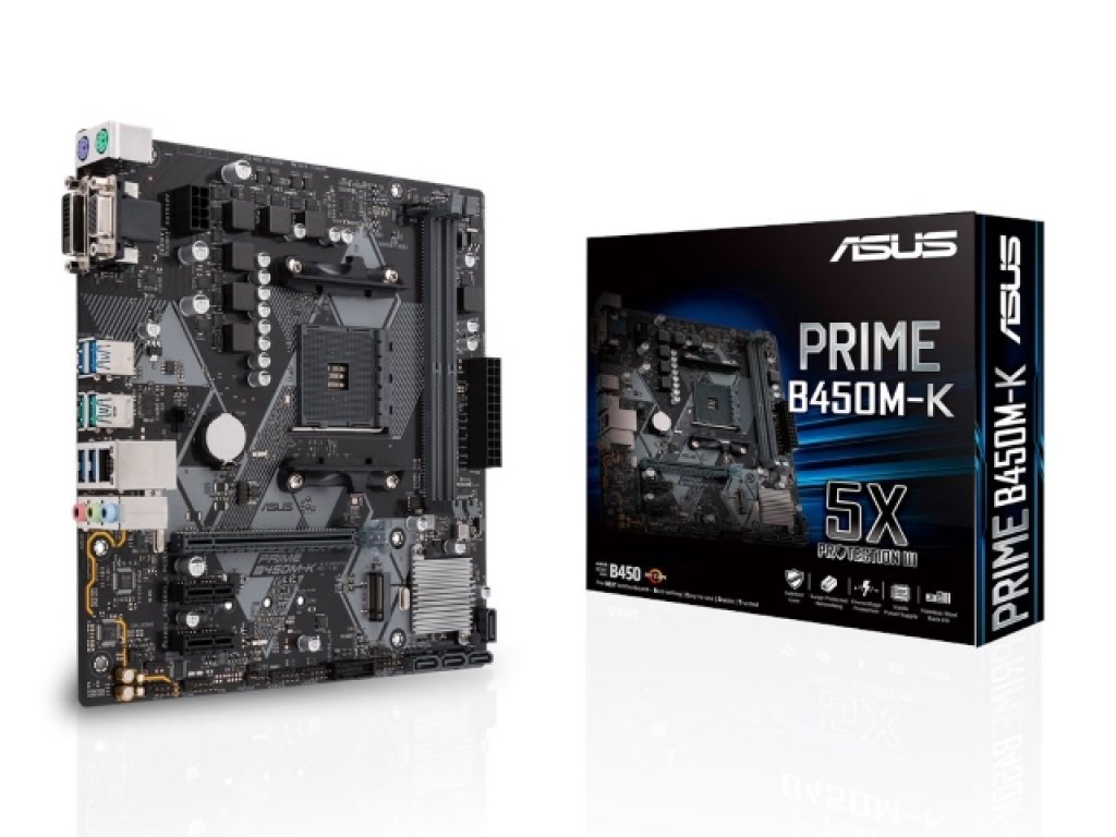 ASUS PRIME B450M-K AMD 400シリーズ Socket AM4対応 AMD B450チップ