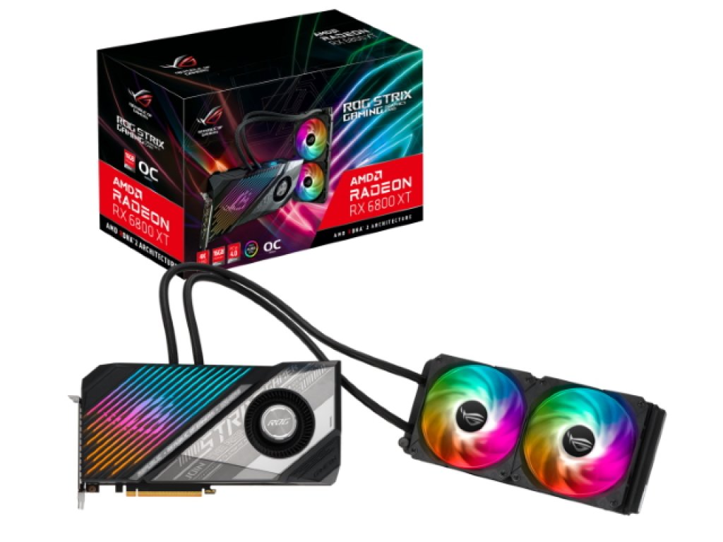 ASUS ROX STRIXブランドから簡易水冷ユニットのRX6800 XT搭載カード
