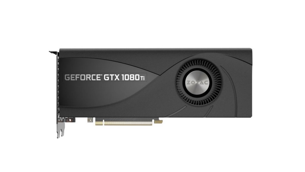 Zotac外排気ブロアーファン搭載GEFORCE GTX1080Tiカード「GeForce GTX