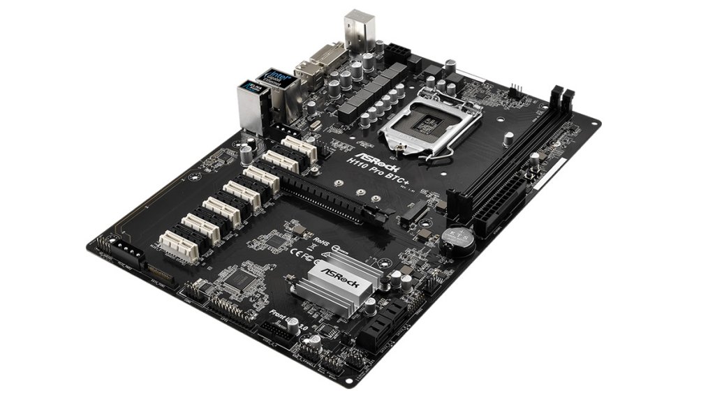 ASRock、仮想通貨採掘に特化したLGA1151対応ATXマザーボード「H110 PRO