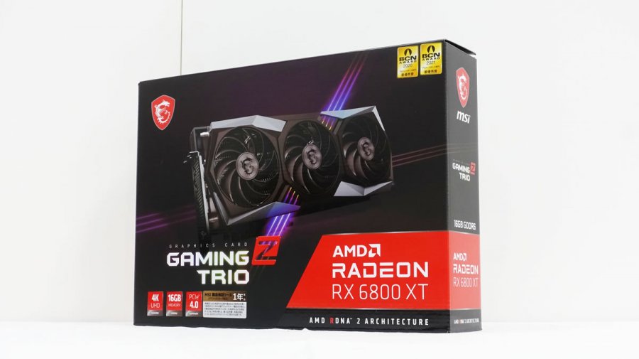 MSIからOC仕様の Radeon RX 6800 XT搭載カード「Radeon RX 6800 XT