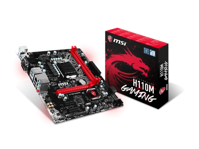 MSI H110M GAMING インテル 100シリーズ LGA1151対応 intel H110チップ