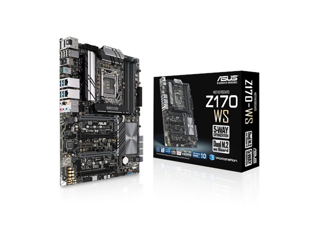 ASUS Z170-WS インテル 100シリーズ LGA1151対応 intel Z170チップ