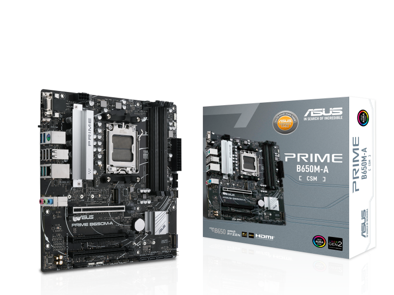 ASUS PRIME B650M-A-CSM AMD 600シリーズ Socket AM5対応 AMD B650