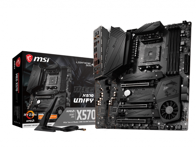 MSI MEG X570 UNIFY AMD 500シリーズ Socket AM4対応 AMD X570チップ