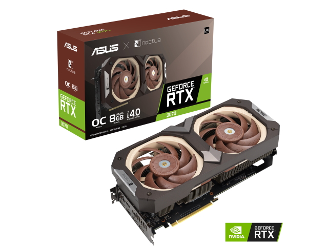 ASUS RTX3070-O8G-NOCTUA GEFORCE RTX 3070 (LHR) 8GB 256-bit GDDR6