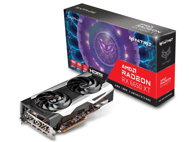 SAPPHIRE NITRO+ AMD Radeon RX 6650 XT Gaming Graphics Card with