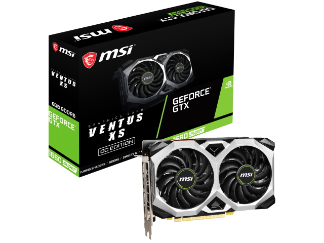 MSI GeForce GTX 1660 SUPER VENTUS XS OC VENTUS GEFORCE GTX 1660