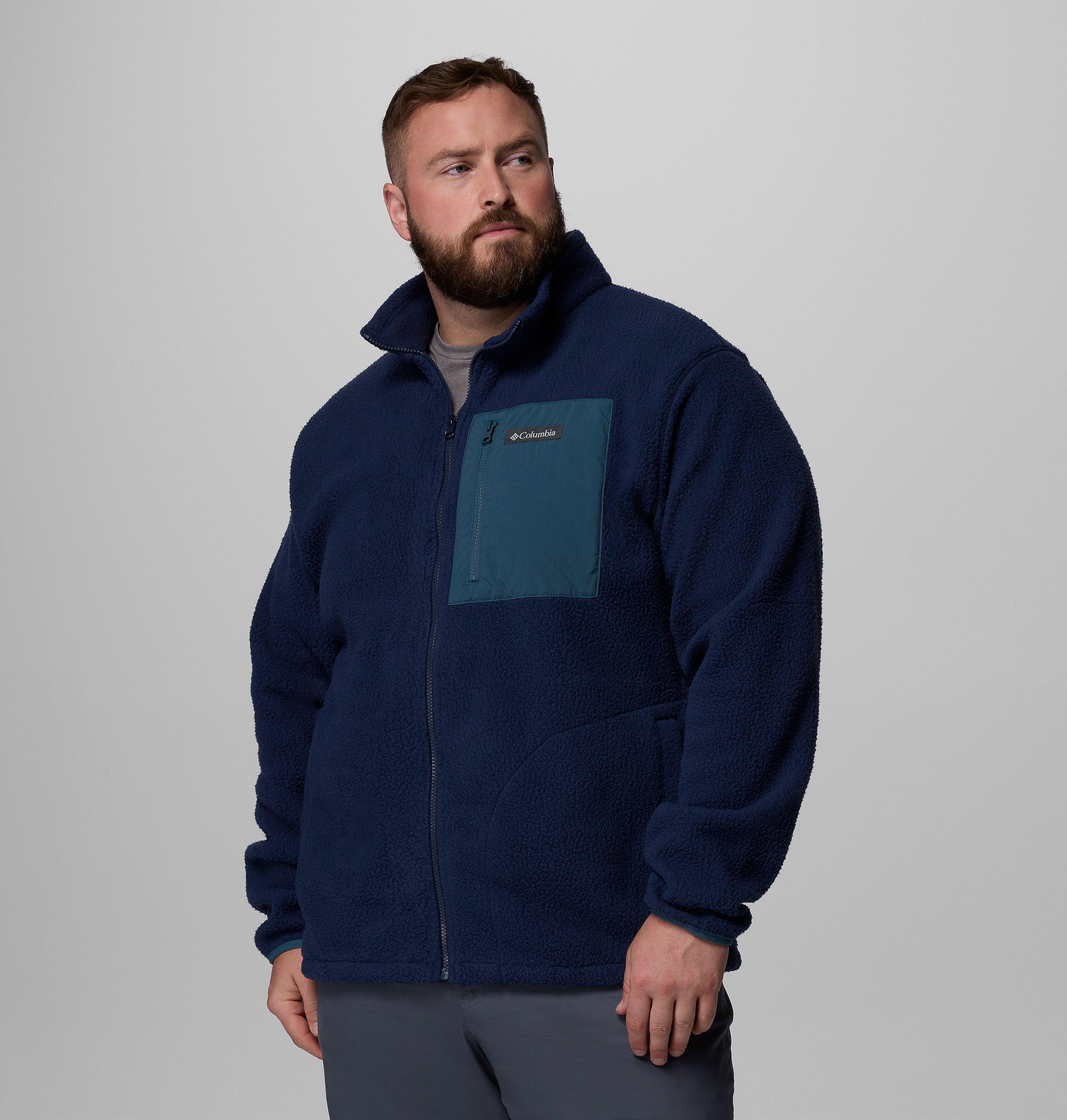 Men's Jasper Ridge™ Pebbled Full Zip Fleece - Big