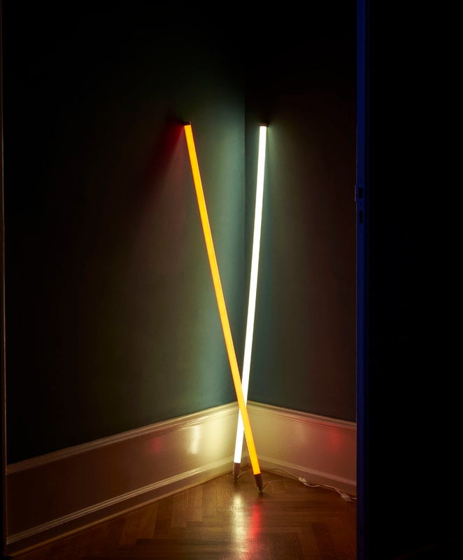 HAY Neon Tube LED, 150 cm, yellow | Finnish Design Shop