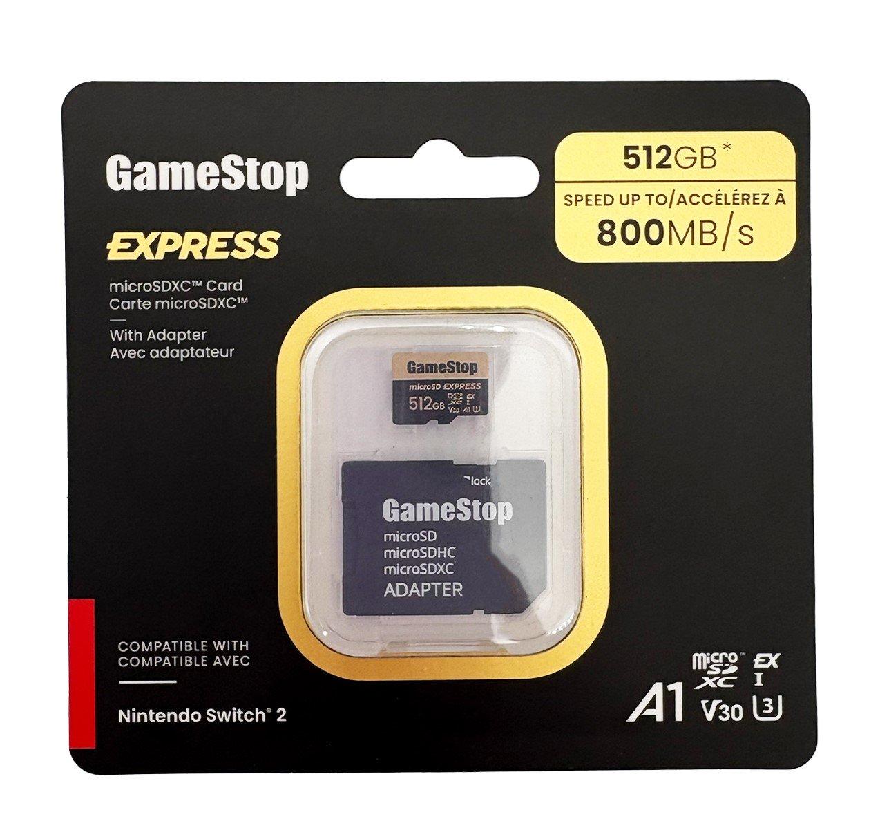 GameStop 512GB Express Micro SD Card for Nintendo Switch 2 | GameStop