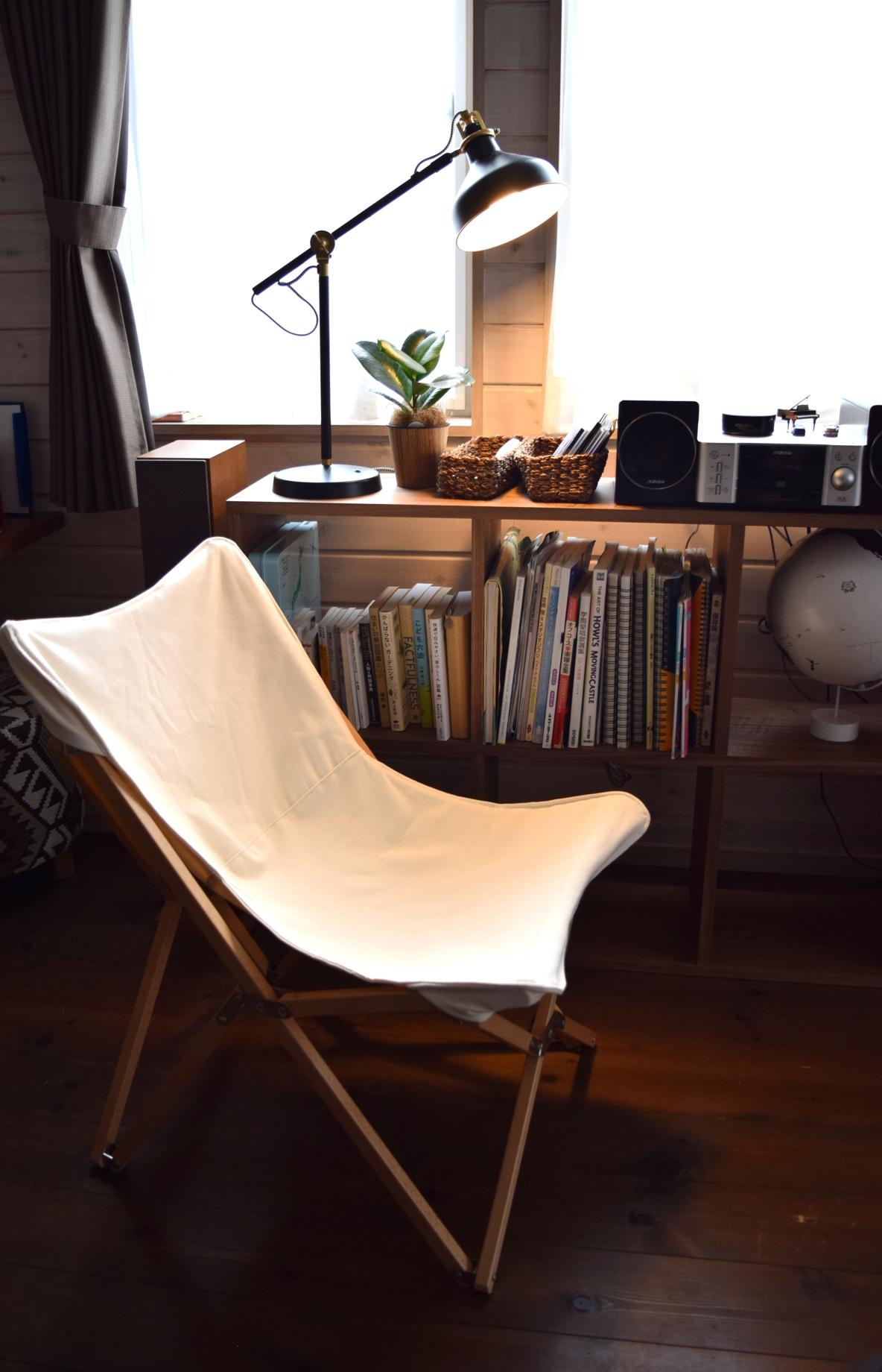 ハイランダーの「ウッドフレームリラックスチェア2」が、ハンモック