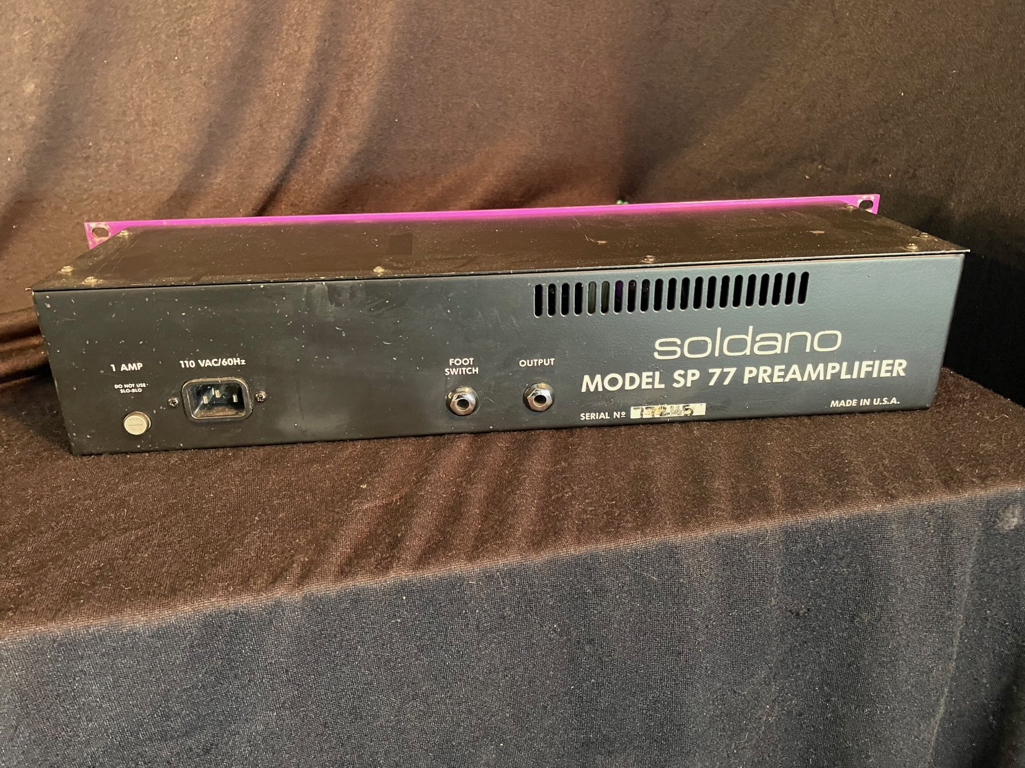 USED Soldano SP-77 Series II Preamp