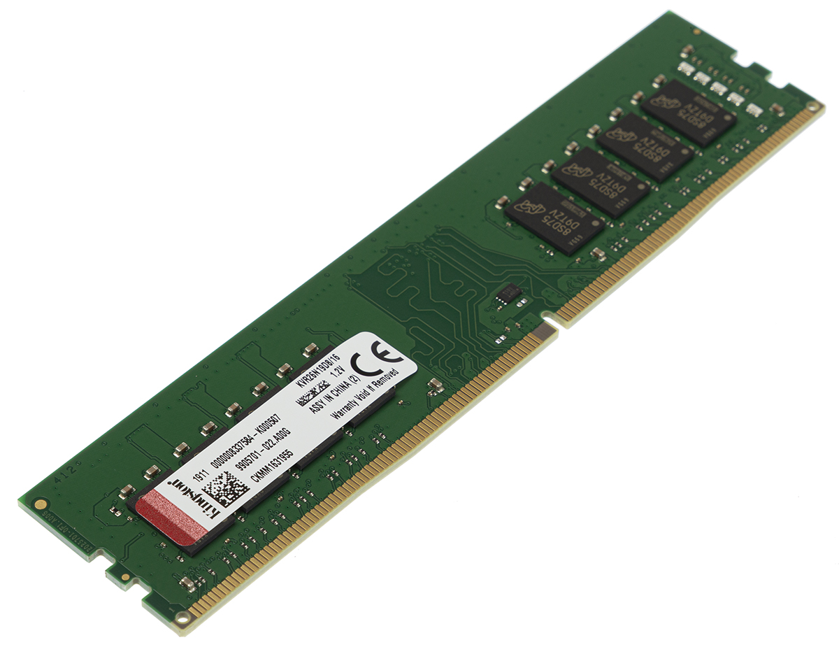 Kingston RAM 16 GB, DDR4 デスクトップ, KVR26N19D8/16 2666 MHz DIMM