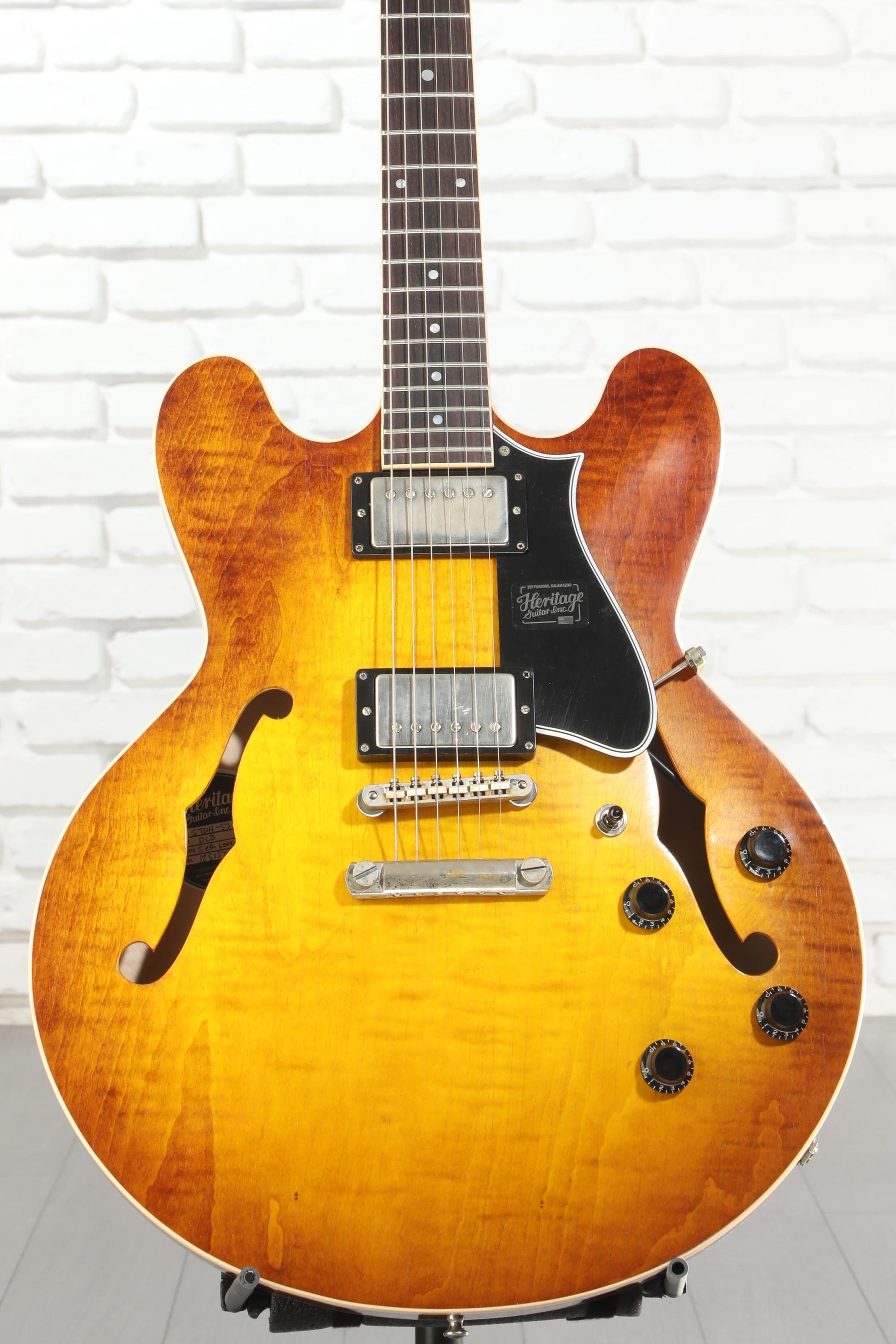 Heritage Artisan Aged H-535 Electric Guitar - Dirty Lemon Burst