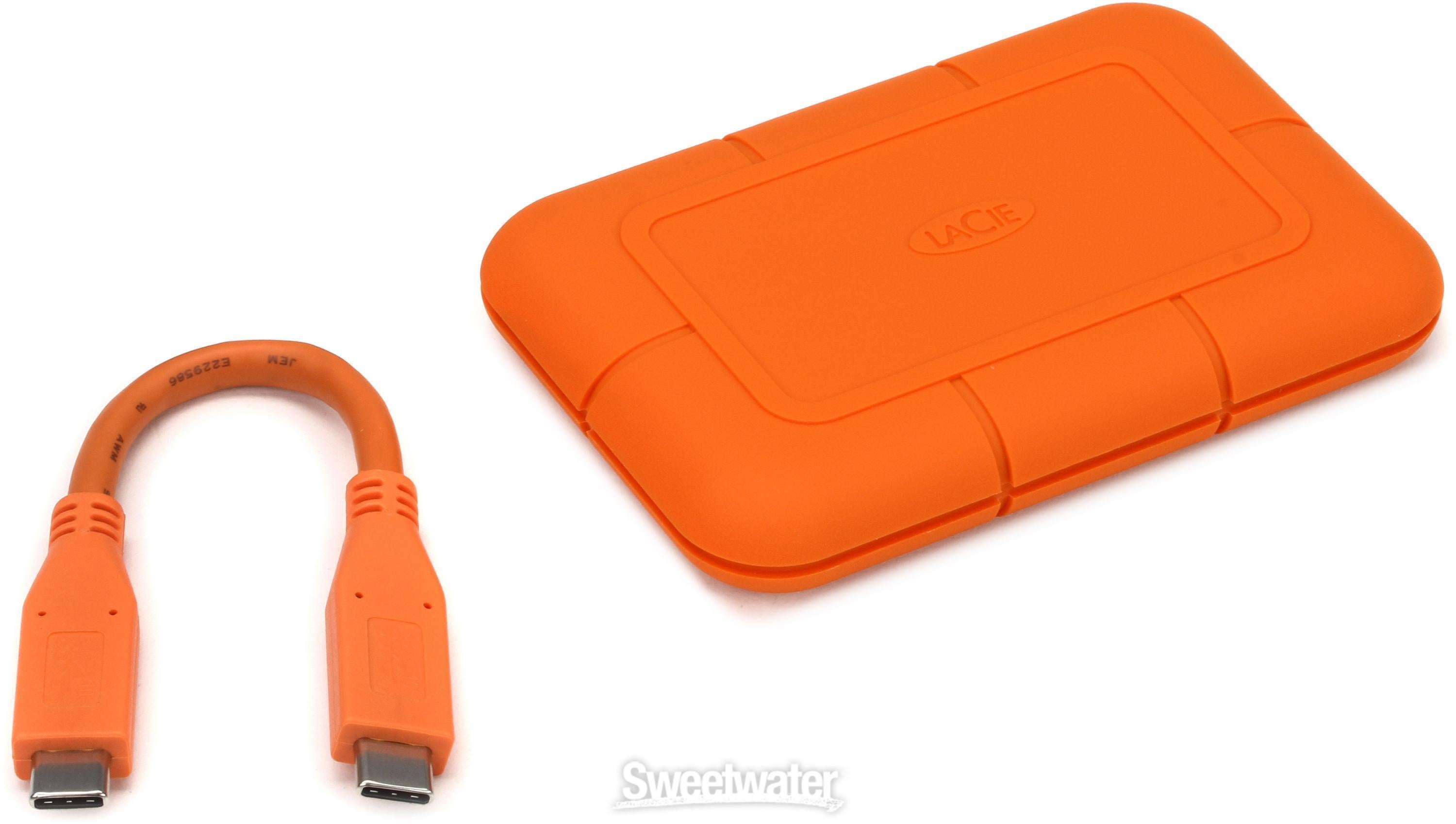 LaCie Rugged SSD 2TB USB-C Solid State Drive | Sweetwater