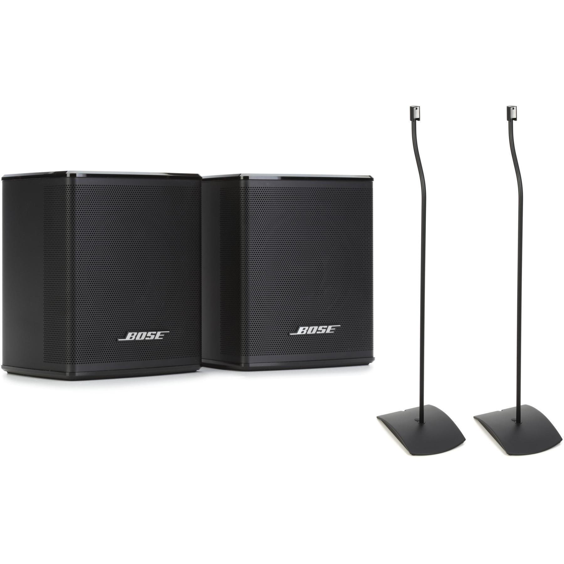 Bose Surround Speakers with Stands - Black | Sweetwater