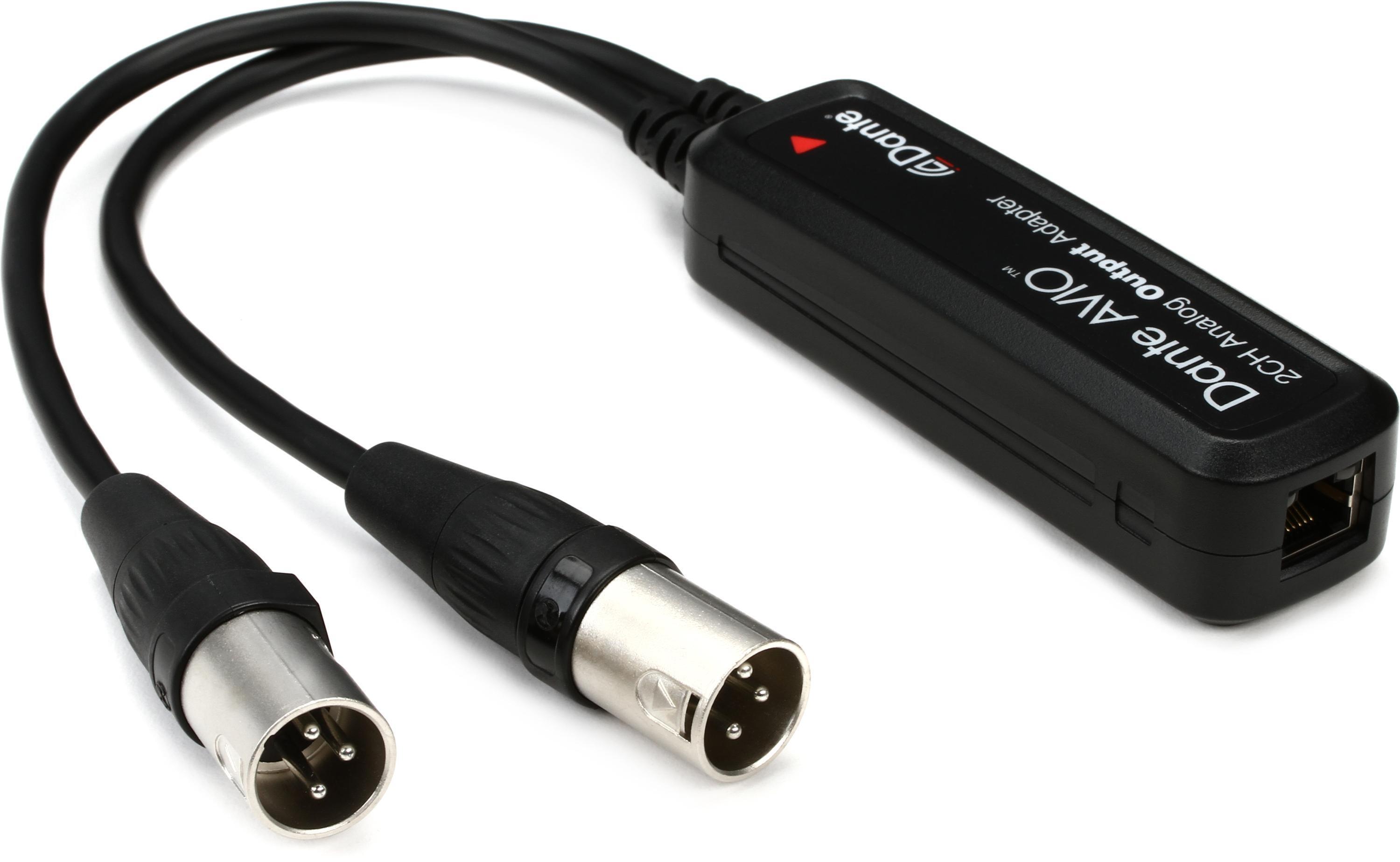Audinate Dante AVIO 2x2 AES3/EBU Adapter | Sweetwater