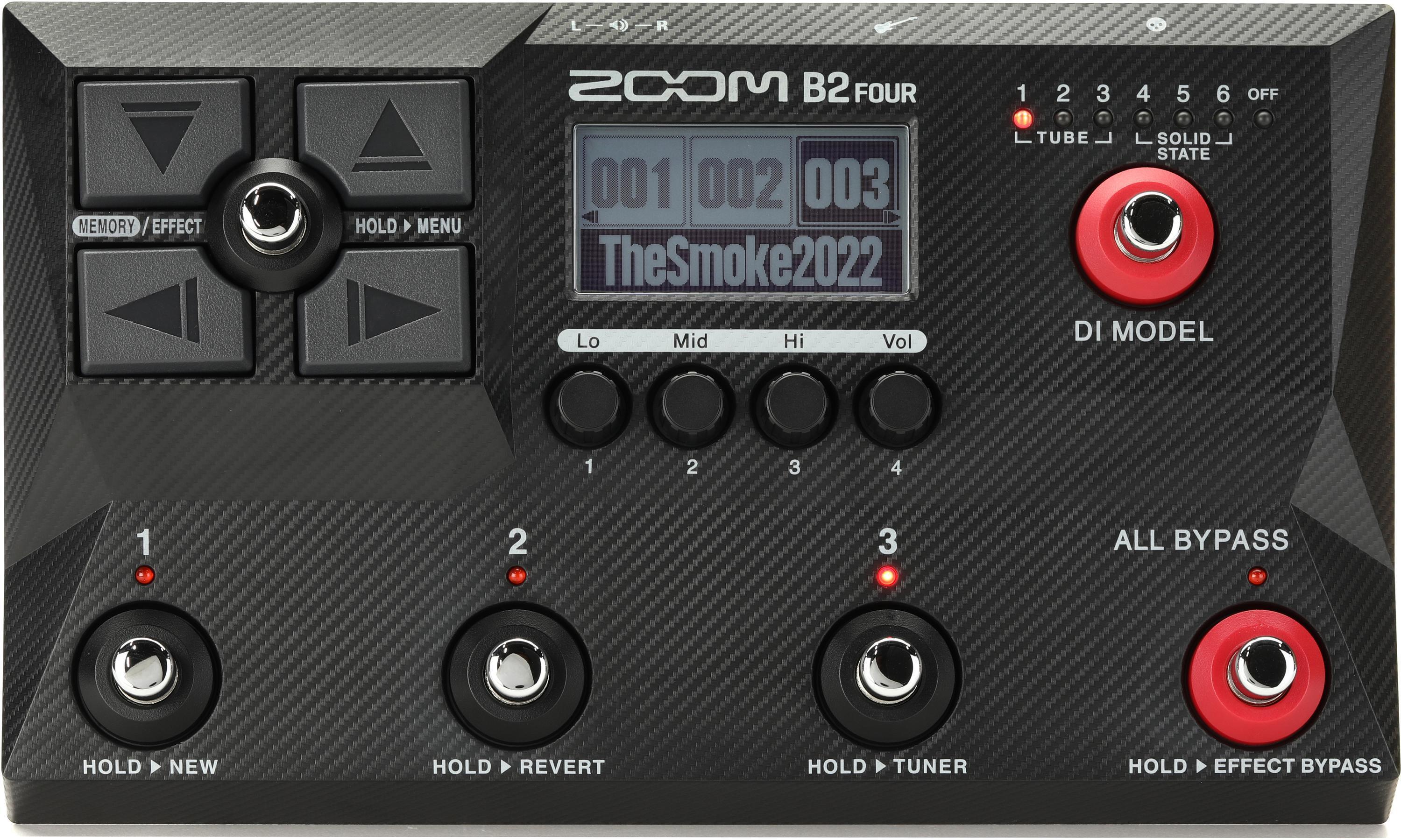 Zoom B2 Four Bass Multi-effects Processor | Sweetwater