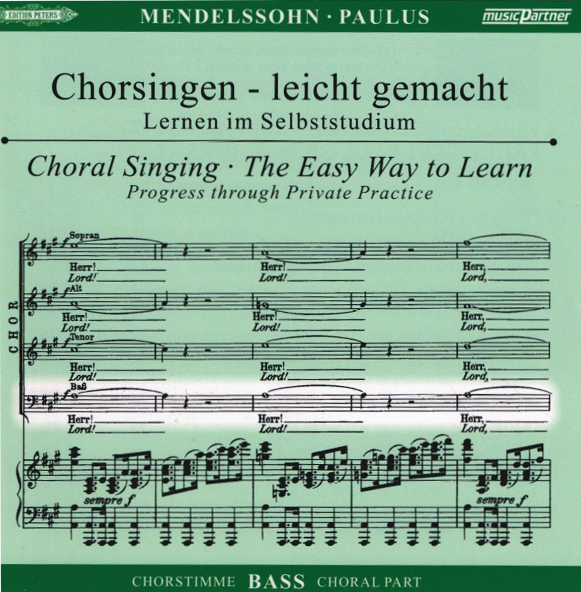 Chorsingen leicht gemacht - Felix Mendelssohn: Paulus (Bass) (2