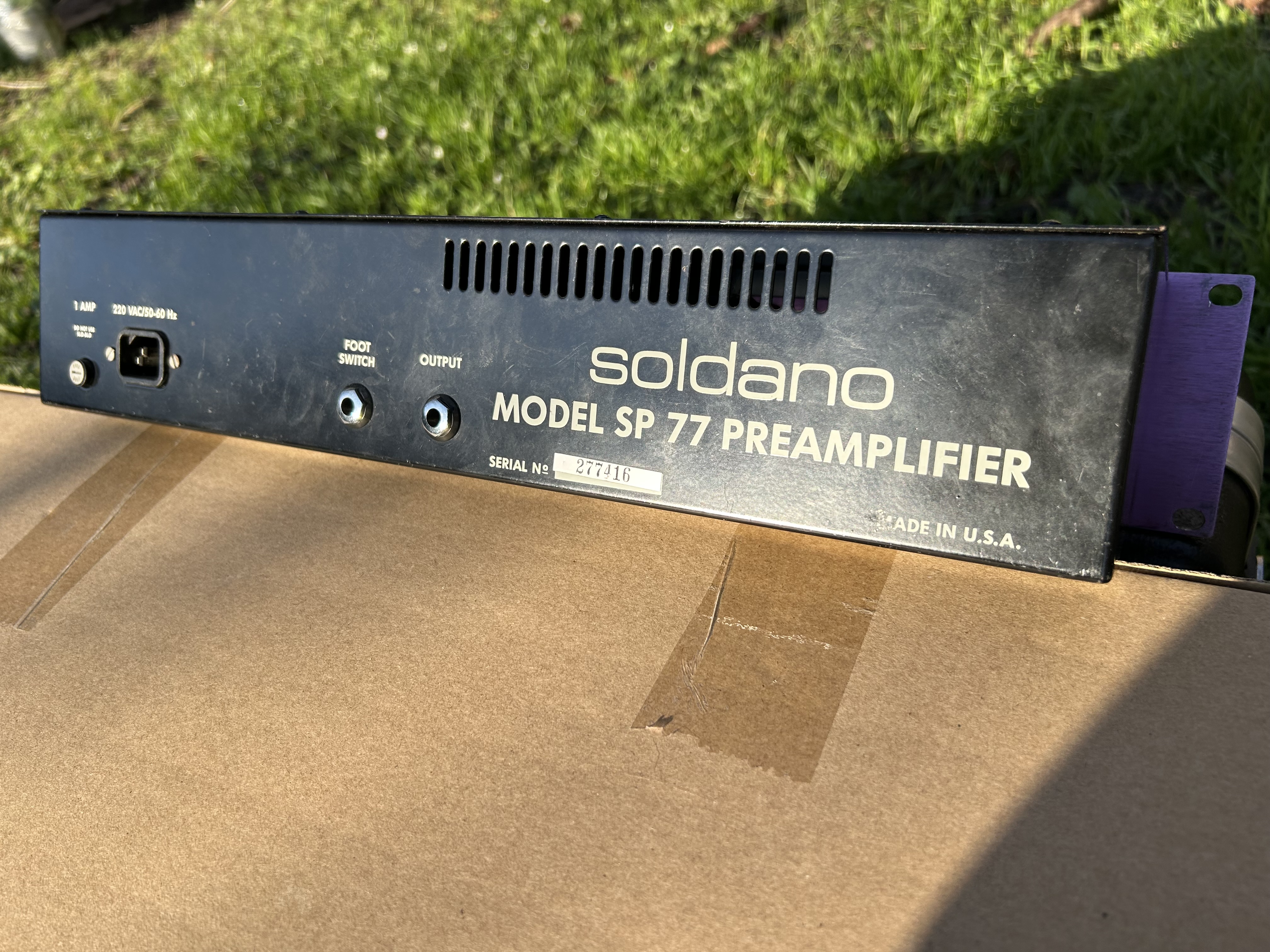 SP-77 Series II (Made in USA) Soldano - Audiofanzine
